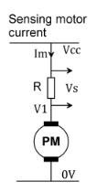 Sense current